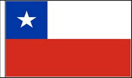 Chile Hand Waving Flags